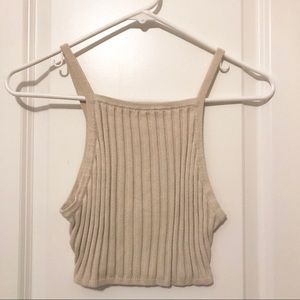 Crop sweater top